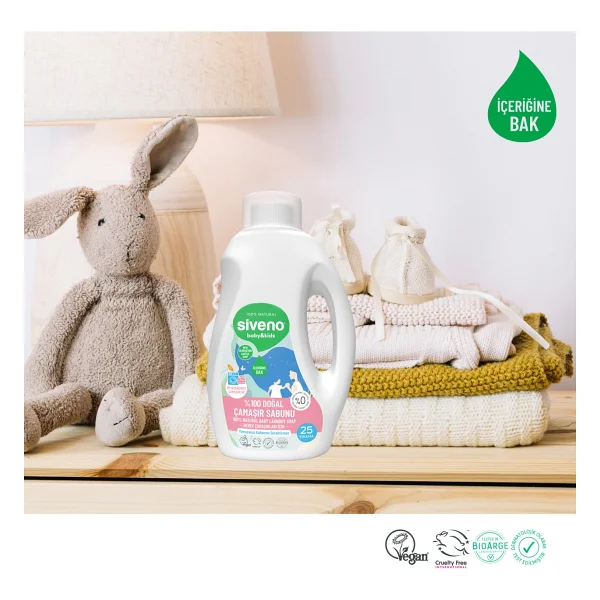 Siveno Baby Doğal Çamaşır Sabunu 750 Ml 3 Adet - Görsel 6