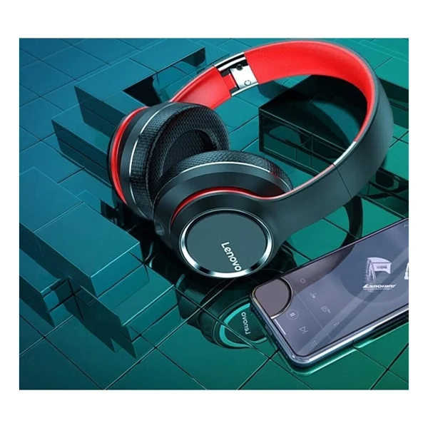 Lenovo Hd200 Kulak Üstü Bluetooth Kulaklık Siyah - Görsel 2
