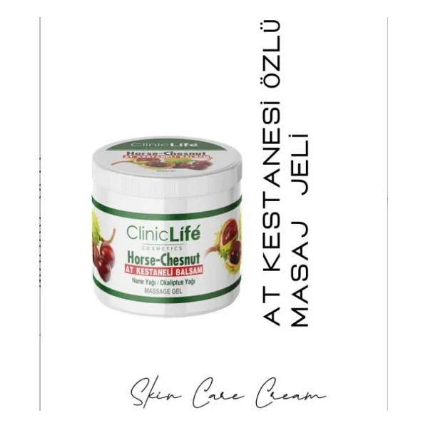 Cliniclife At Kestaneli Balsam Masaj Jeli 500 Ml - Görsel 2