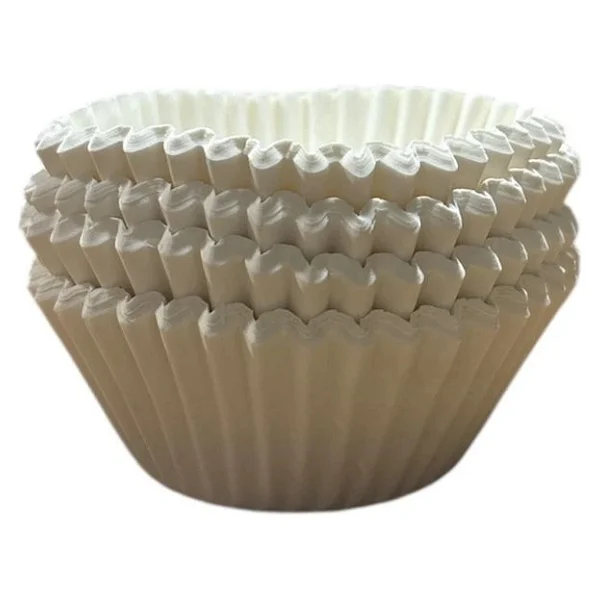 Dolphin Muffin Kağıt Kek Kapsülü İnce Beyaz Mini 100lü - Görsel 4