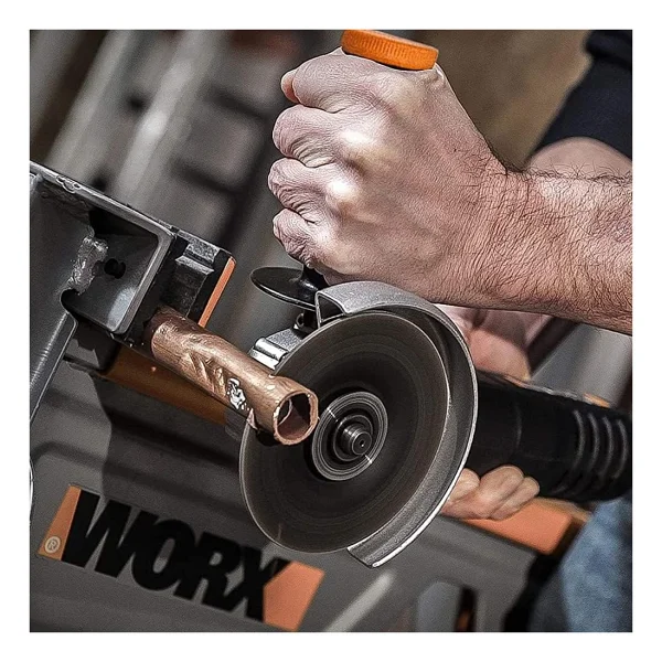 Worx Wx717 Açılı Taşlama Makinesi 750 W - Rölanti Devri 11000/Dk - 115 Mm Disk Çapı - Ilave Sap Saye - Görsel 5
