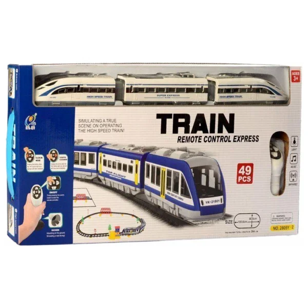 Vardem Uzaktan Kumandalı 49 Parça Işıklı 265 Cm Hızlı Tren Set - Görsel 5