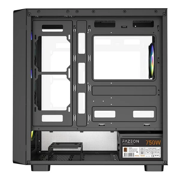 Fazeon F19 F19a750bbmw Argb Fanlı Siyah 750 W Atx Oyuncu Kasası - Görsel 8