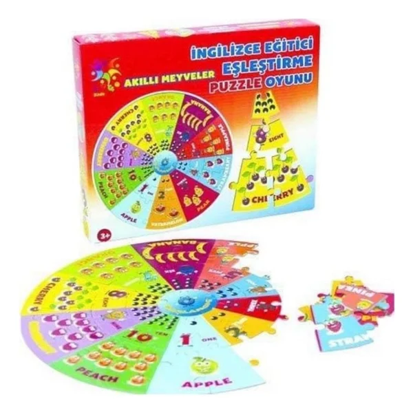 Laço Kids Akıllı Meyveler Eğitici Eşleştirme Puzzle Lc020 - Görsel 2