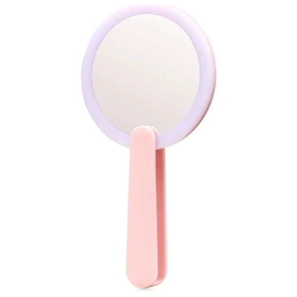 Eklips Mini Makyaj Aynası LED Pembe - Görsel 3