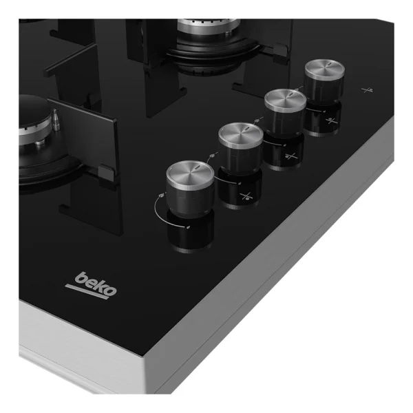 Beko Bstoc 826 S Siyah Cam Set Üstü Ocak - Görsel 3