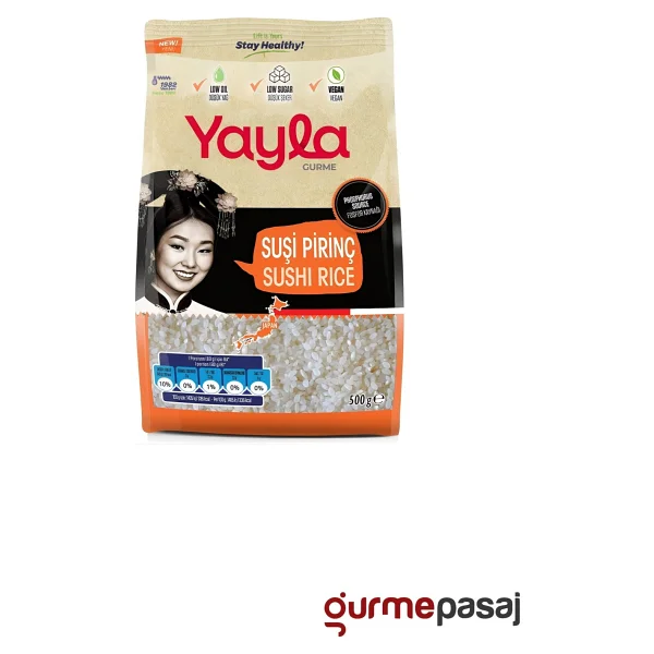 Yayla Gurme Sushi Pirinci 500 G X 8 Adet (KOLİ) - Görsel 2