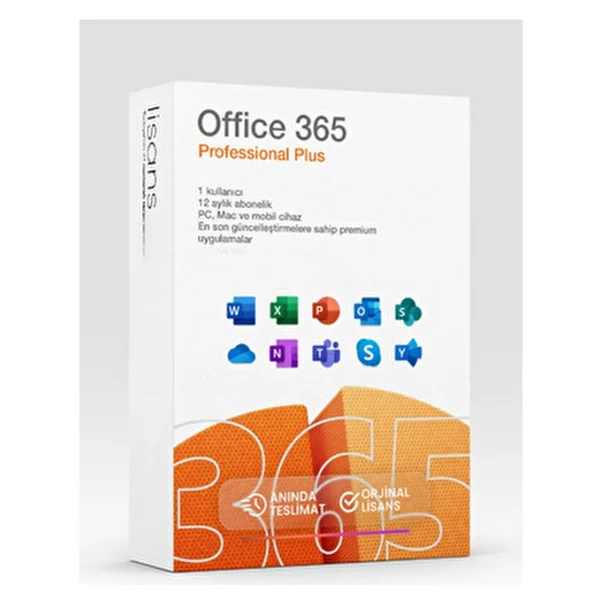 Mıcrosoft Office 365 Pro Plus 2025 Lisans Üyeliği - Word, Excel, Outlook, Powerpoint, Onenote - Görsel 8