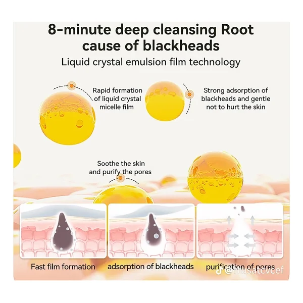 Lanbena Siyah Nokta Bandı & Siyah Nokta Maskesi Nose Plants (60 Adet Kağıt İle Birlikte ) - Görsel 6