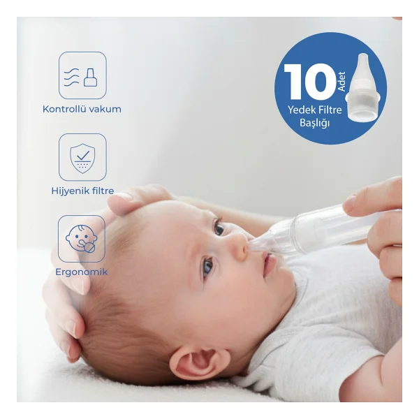 Babyjem 10'lu Burun Aspiratörü Yedek Filtre - Görsel 8