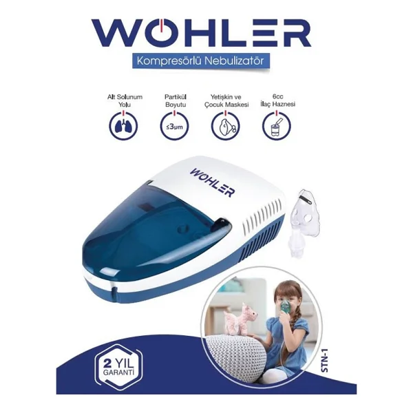 Wohler Kompresörlü Nebülizatör - Görsel 9
