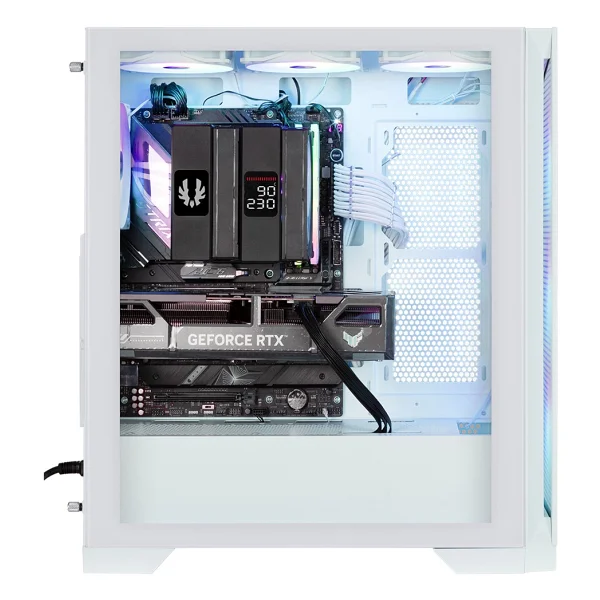 Bitfenix Mg953 750w 80+Bronze Tempered Glass Frgb USB 3.0 Atx Mid Tower Beyaz Kasa Bfc-Mgb75wwgsw-4f - 1 GB - Acı Kahverengi - Option-1 - Görsel 5