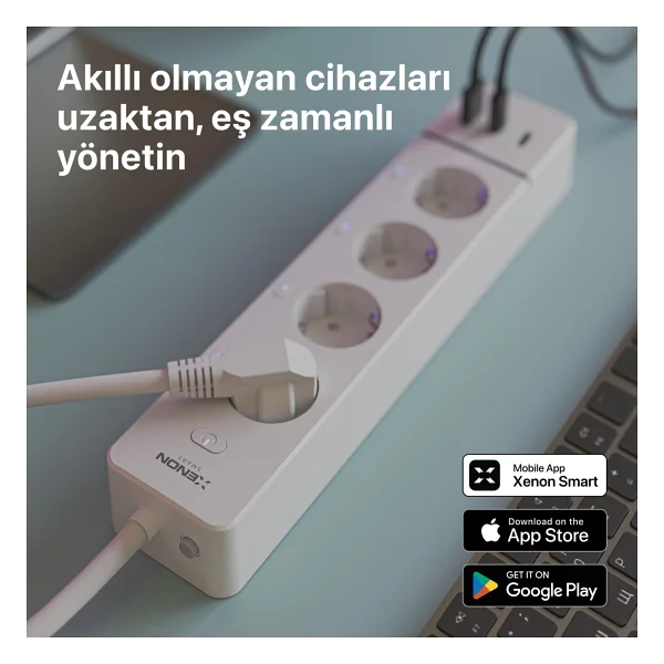 Xenon Smart X7087 Çoklu Wi-Fi Akıllı Priz - Görsel 4