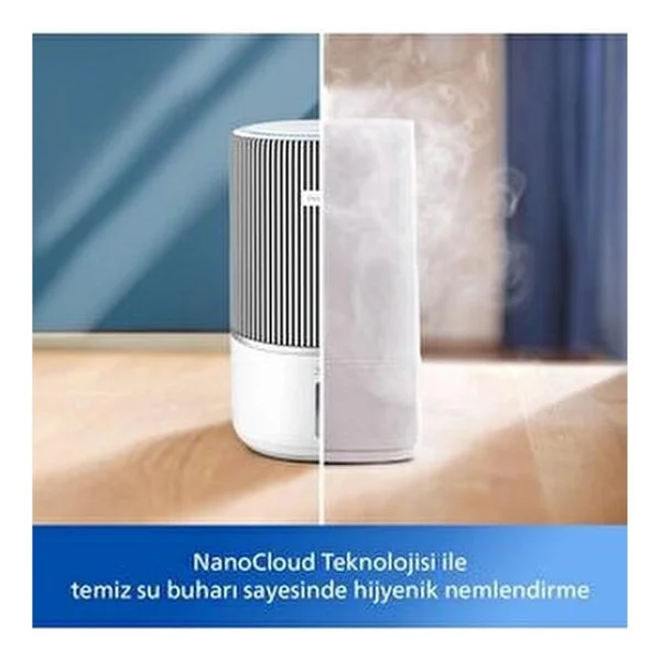 Philips 2'si 1 Arada Hava Temizleyici Ve Nemlendırıcı,300m3/S, Uzaktan Kontrol - Beyaz - Görsel 5