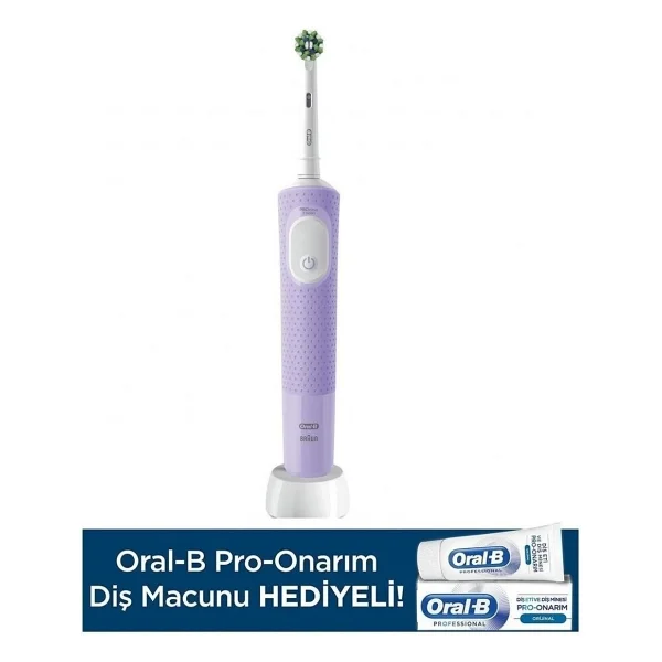 Oral-B Şarjlı Elektrikli Diş Fırçası Vitality Pro+Pro Onarım 50ml Diş Macunu - Görsel 2