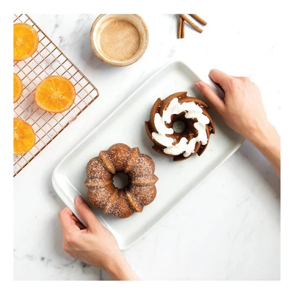 Nordic Ware Klasik Bundt Döküm 2'li Kek Kalıbı - Görsel 4