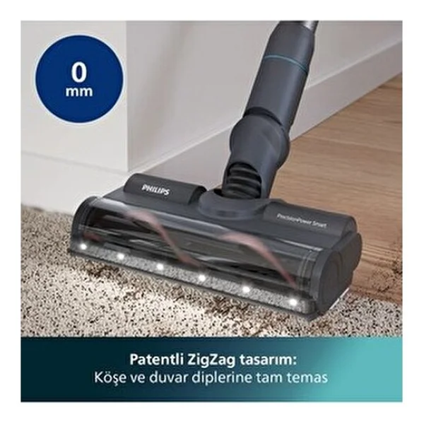 Philips 8000 Serisi Aqua Plus Kablosuz Dik Süpürge, Islak Kuru Temizlik Özelliği İle Kullanım Kolaylığı - Siyah - Görsel 4