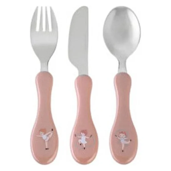 Porland Mini Ballet 3 Parça Çocuk Çatal Kaşık Bıçak Takımı - Görsel 7