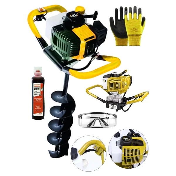 Lieber 15 Cm 16 Hp Benzinli Toprak Burgu Makinesi - Görsel 3