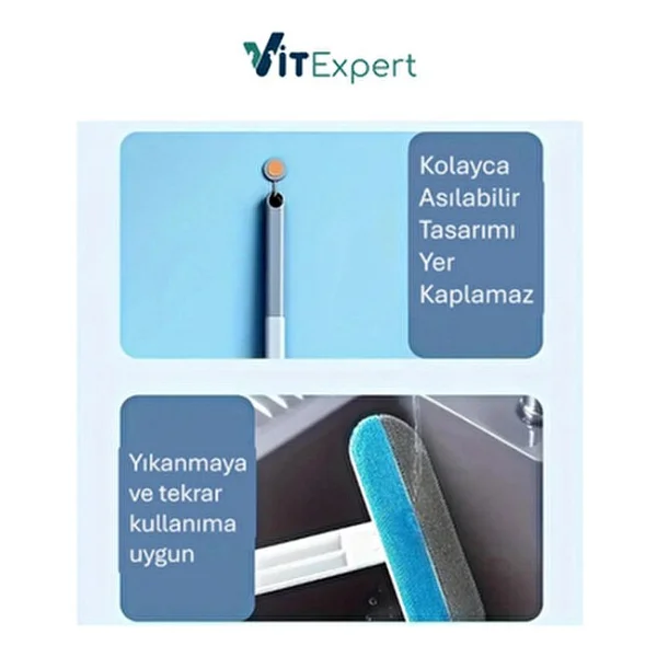 Vitexpert Yeni Nesil Çok Fonksiyonlu Kedi Köpek Tüyü Toplayıcı Koltuk Halı Kıl Tüy Alma & Temizleme Fırçası - Görsel 7
