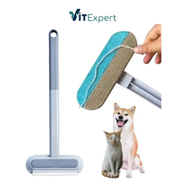 Vitexpert Yeni Nesil Çok Fonksiyonlu Kedi Köpek Tüyü Toplayıcı Koltuk Halı Kıl Tüy Alma & Temizleme Fırçası - Görsel 8