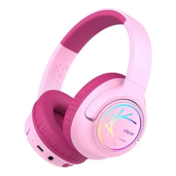 İclever Bth18 Pembe Kulak Üstü Çocuk Bluetooth Kulaklık - Görsel 3