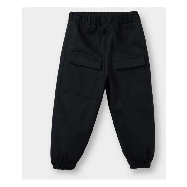 Defacto Jogger Paça Gabardin Pantolon Erkek Bebek D3363a525wn - Siyah-Bk56 - 5 - 6 Yaş - Görsel 3