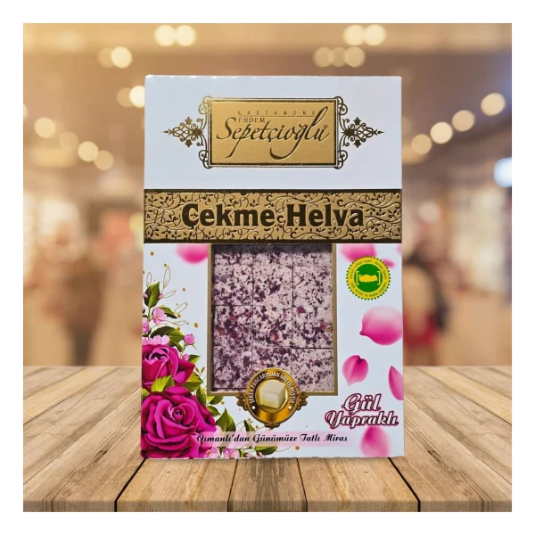 Erdem Sepetçioğlu Gül Yapraklı Çekme Helva 280 Gr - Görsel 2