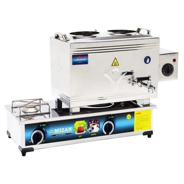 Mizan Tüplü + Elektrikli 20 Litre (304 Çelik) Çay Kazanı - Görsel 2