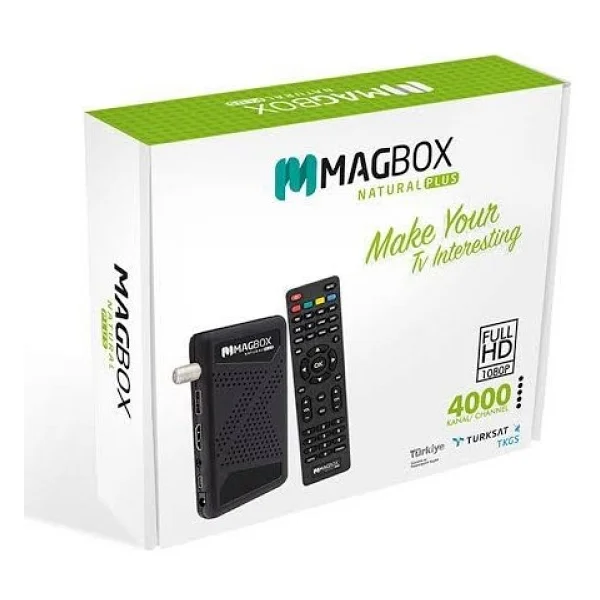 Magbox Natural Plus Full HD Mini Uydu Alıcısı - Görsel 4