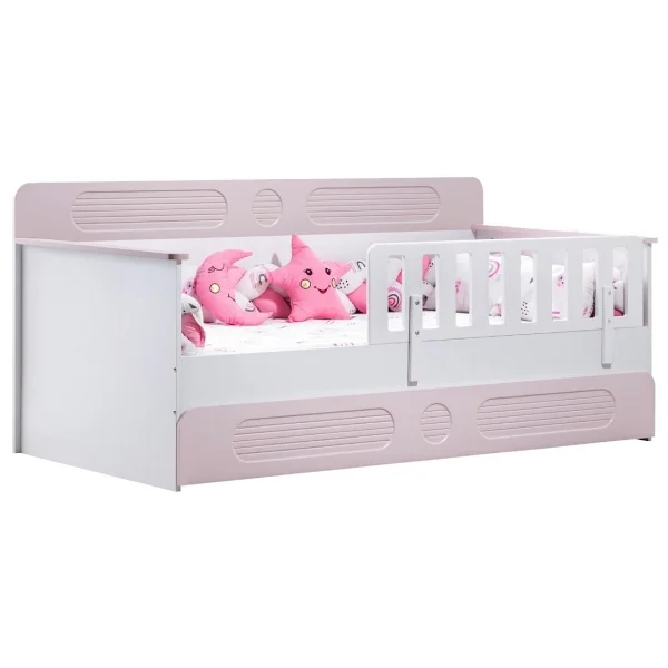 Setay Mobilya Flora Pembe 90x190 cm Yavrulu Montessori Karyola - Görsel 5