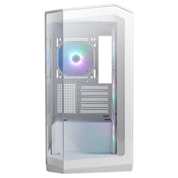 Msı Mag Pano M100r Pz Argb Fanlı Beyaz Micro Atx Oyuncu Kasası - Görsel 5