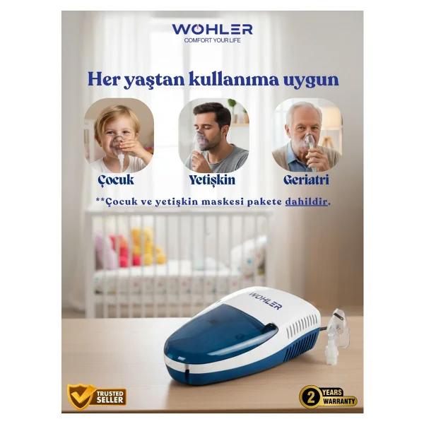 Wohler Kompresörlü Nebülizatör - Görsel 4