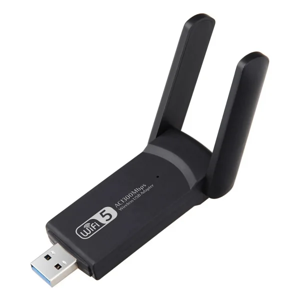 Kablosuz Wi-Fi Alıcı Ac1300 Mbps Dual Band USB 3.0 Adaptör - Görsel 4