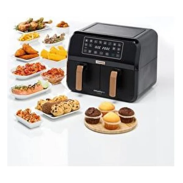 Kenwood Dual Air Fryer Bk Copper Hfp70.000bk 8 Lt Yağsız Fritöz - Görsel 6