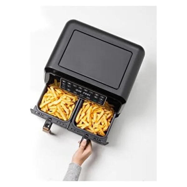 Kenwood Dual Air Fryer Bk Copper Hfp70.000bk 8 Lt Yağsız Fritöz - Görsel 8
