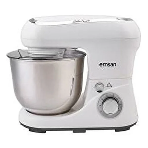 Emsan Bella Gusto Beyaz Stand Mikser 1300w 5-5,9 Lt Kapasiteli Paslanmaz Çelik Hazne - Görsel 3