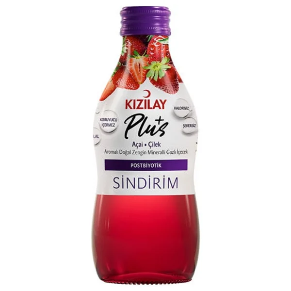 Kızılay Plus Açai Ve Çilekli Maden Suyu 24x200 Ml - Görsel 6