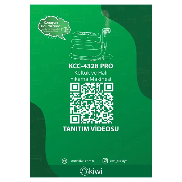 Kiwi Kcc-4328 Pro Koltuk Ve Halı Yıkama Makinesi - Görsel 2