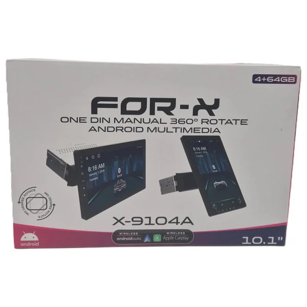 For-X X-9104a 10'' 360 Derece Android Oto Multimedya - Görsel 6