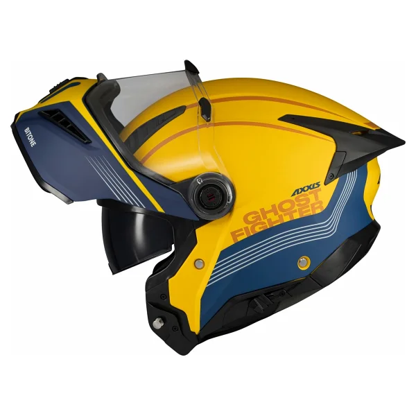 Axxis Ghostfighter SV Bitone Çene Açılır Motor Kaskı - Görsel 2