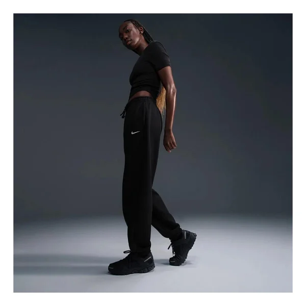 Nike Sportswear Phoenix Fleece FZ5996-010 Siyah Kadın Eşofman Altı - Görsel 5