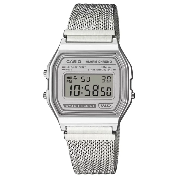 Casio Standart Vintage A158wem-7df Gümüş Kol Saati - Görsel 2