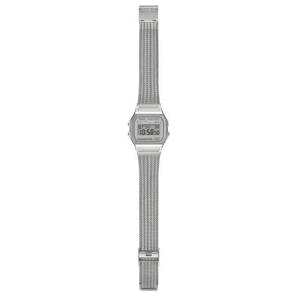 Casio Standart Vintage A158wem-7df Gümüş Kol Saati - Görsel 3