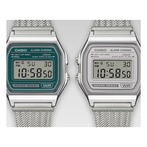 Casio Standart Vintage A158wem-7df Gümüş Kol Saati - Görsel 4