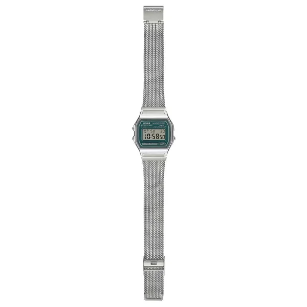 Casio Standart Vintage A158wem-3df Petrol Yeşili Kol Saati - Görsel 3