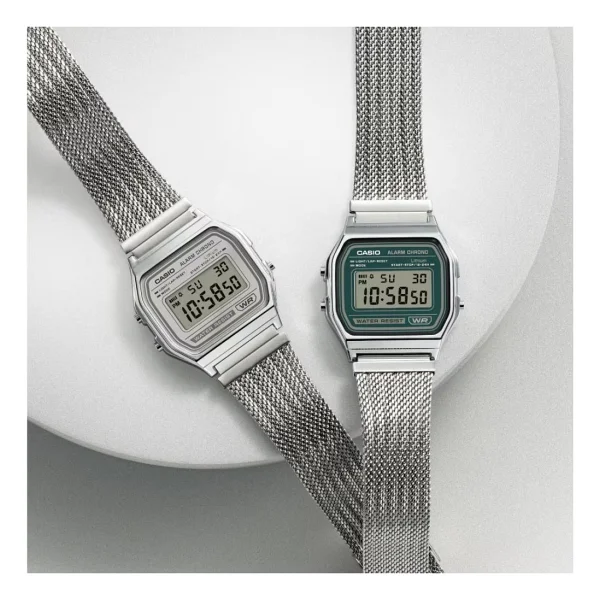 Casio Standart Vintage A158wem-3df Petrol Yeşili Kol Saati - Görsel 6