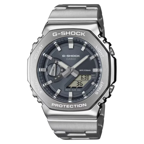 Casio G-Shock Gm-2110d-8adr Gri Erkek Kol Saati - Görsel 9