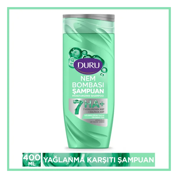 Duru Nem Bombası Arındırıcı & Hacim Verici 400 Ml Şampuan - Görsel 2