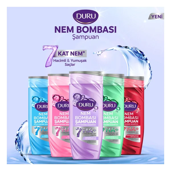 Duru Nem Bombası Arındırıcı & Hacim Verici 400 Ml Şampuan - Görsel 5